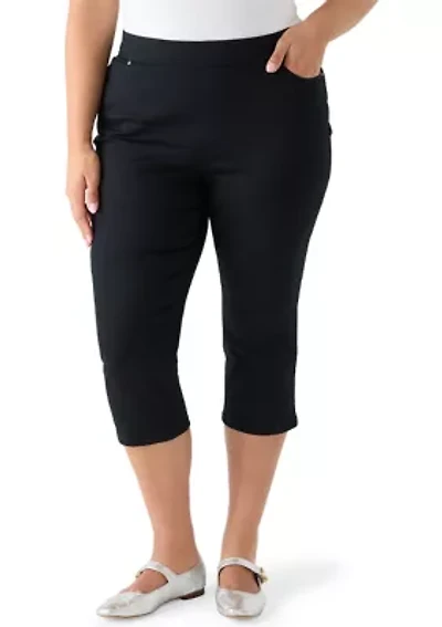 Plus Cotton Capris