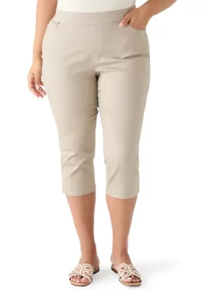 Plus Cotton Capris