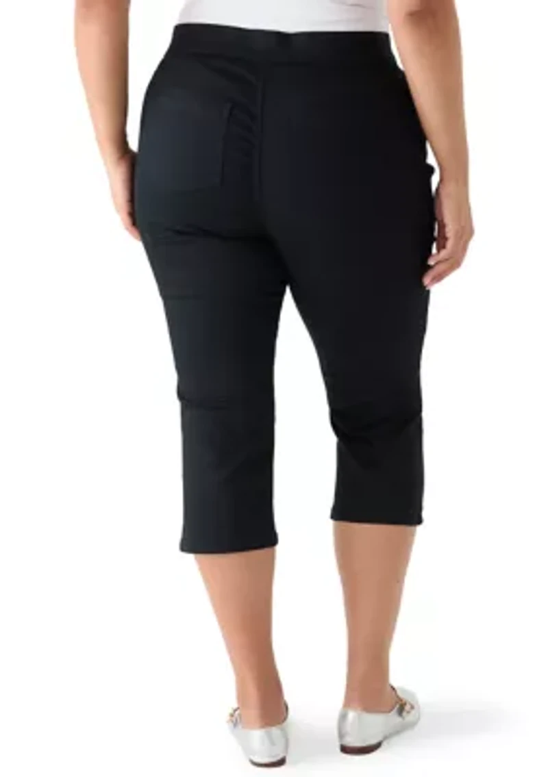 Plus Cotton Capris