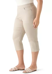 Plus Cotton Capris