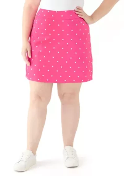 Plus Millennium Printed Skort