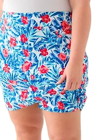 Plus Millennium Printed Skort