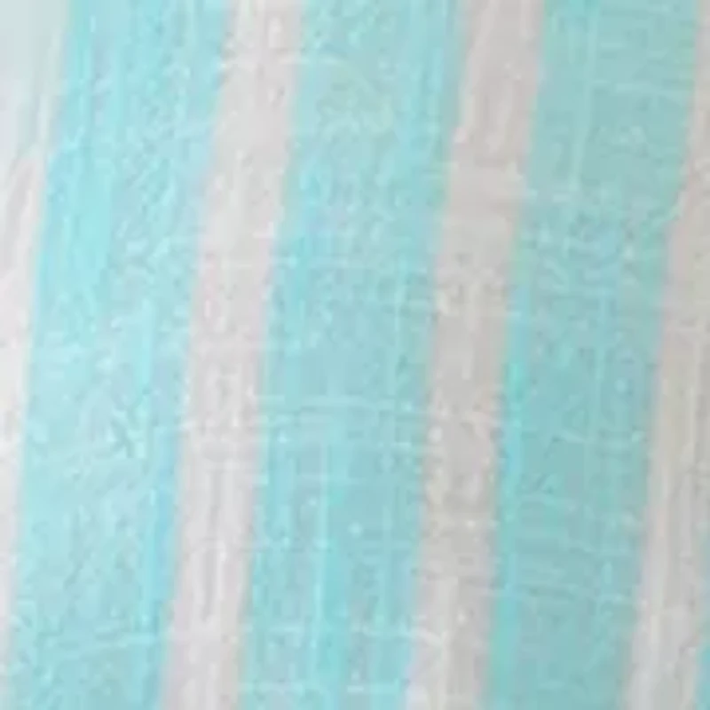 Women's Elbow Sleeve Tie Front Striped Shirt