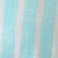 Women's Elbow Sleeve Tie Front Striped Shirt