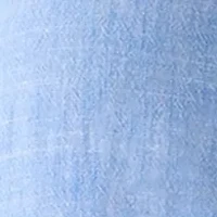 Women's Short Sleeve Tie Front Cross Dyed Shirt