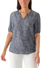Women's Elbow Sleeve Popover Shirt