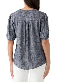 Women's Elbow Sleeve Popover Shirt