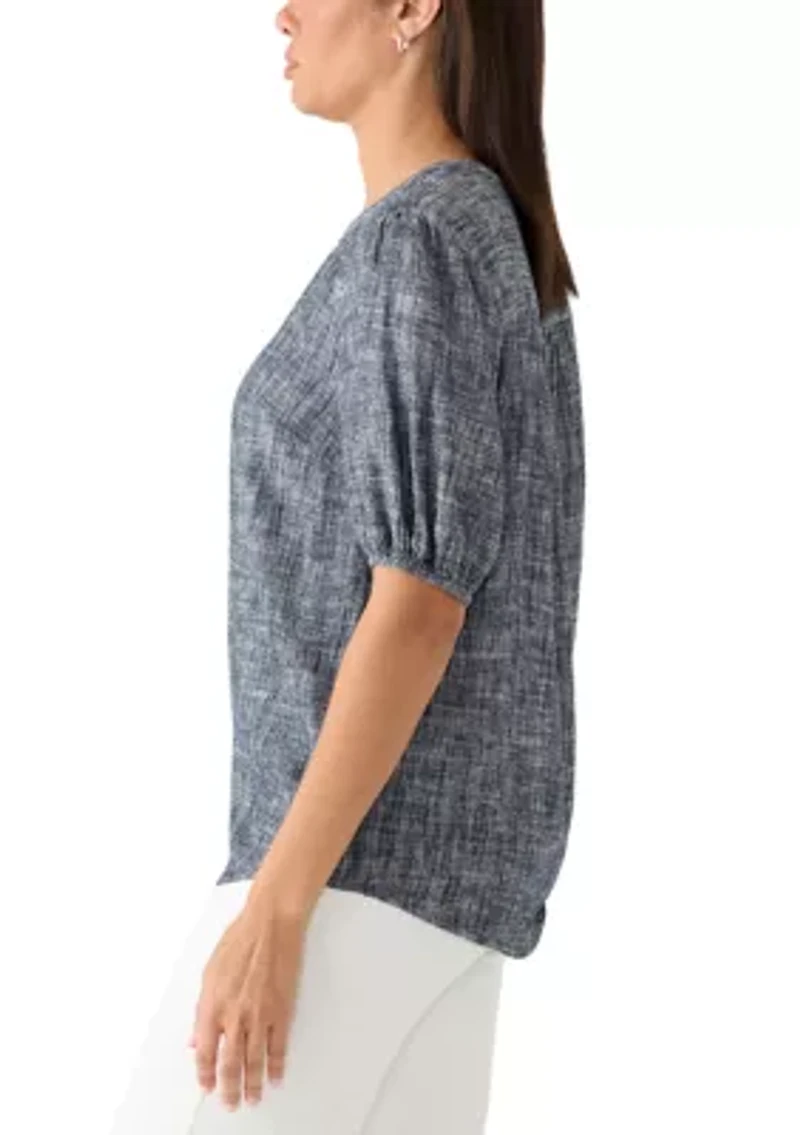 Women's Elbow Sleeve Popover Shirt
