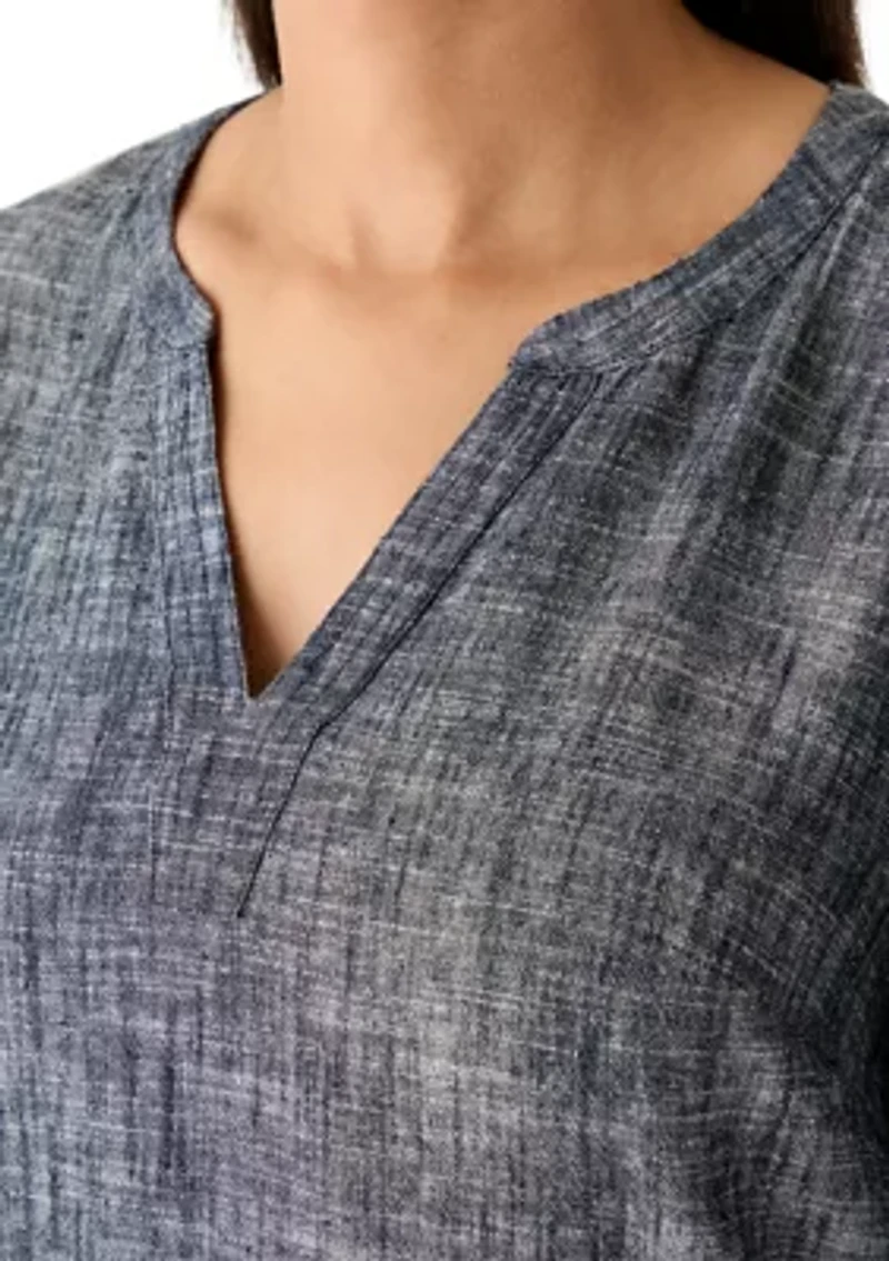 Women's Elbow Sleeve Popover Shirt