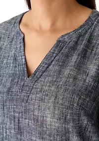 Women's Elbow Sleeve Popover Shirt