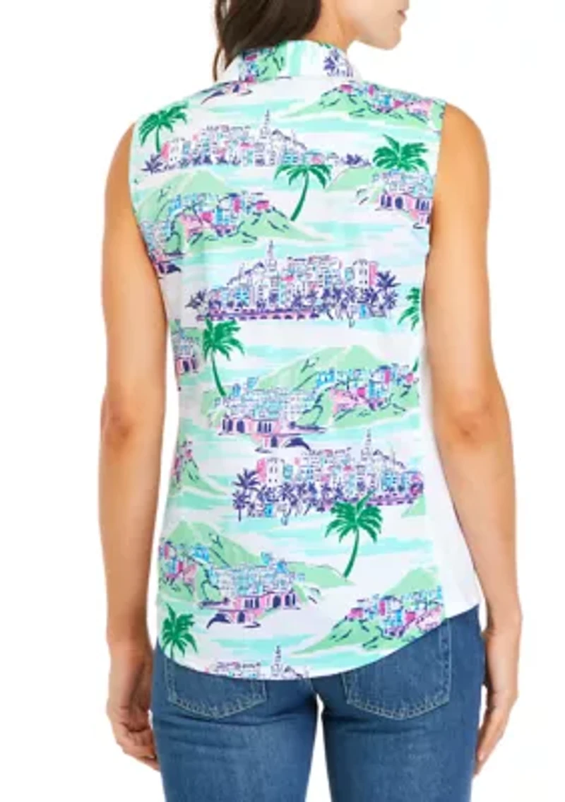 Petite Sleeveless Knit to Fit Shirt