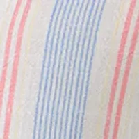 Petite Button Front Linen Shirt