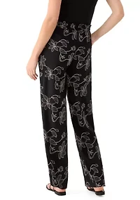 Women's Print Wide Leg Pants