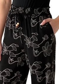 Women's Print Wide Leg Pants