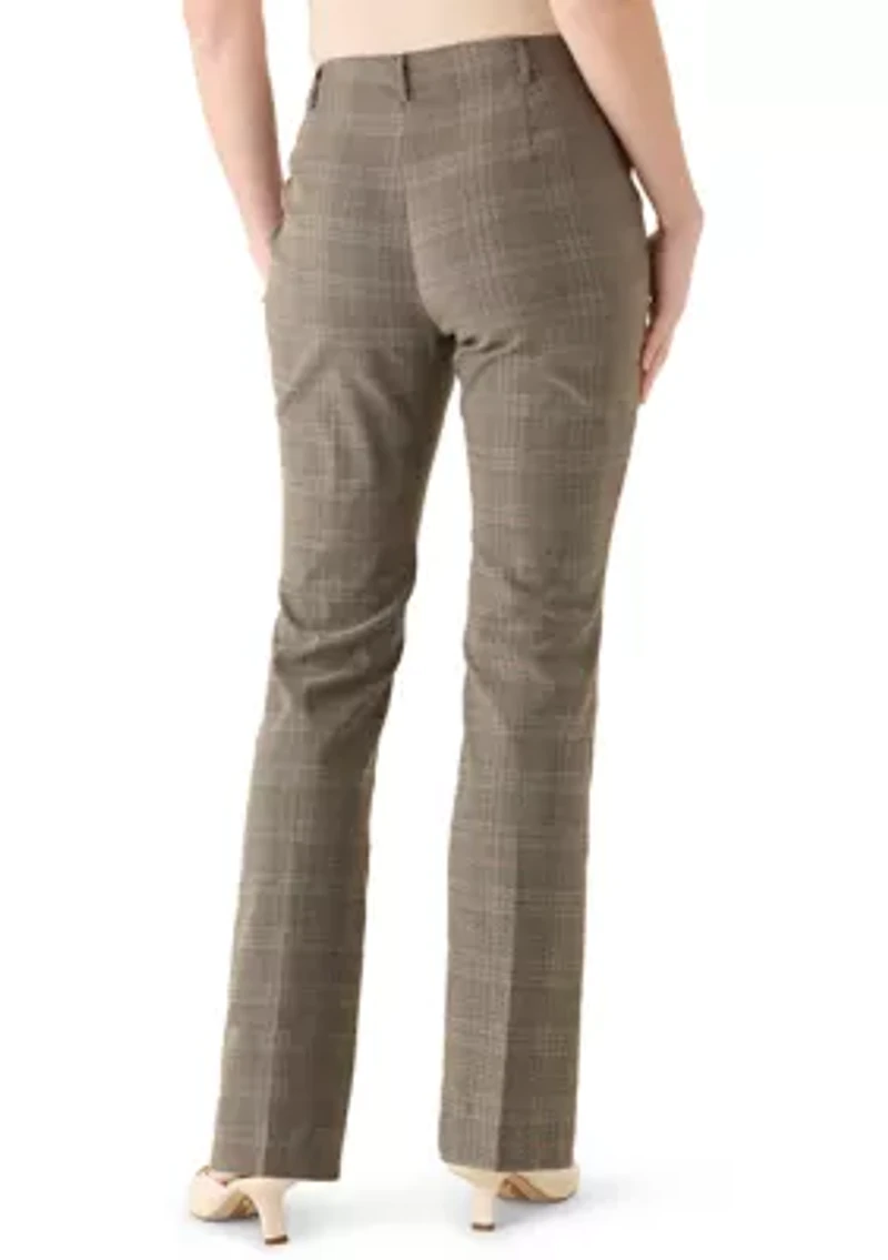 Women's Bootcut Plaid Pants