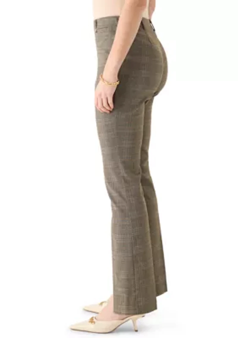 Women's Bootcut Plaid Pants