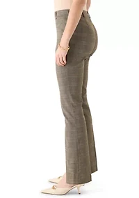 Women's Bootcut Plaid Pants