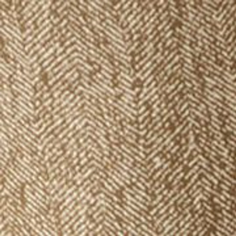 Women's Brown Herringbone Bootcut Plaid Pants