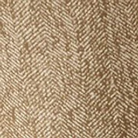 Women's Brown Herringbone Bootcut Plaid Pants