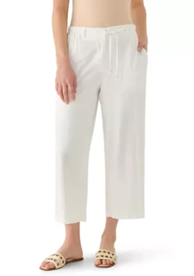 Women's Wide Leg Cropped Pants