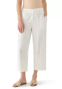 Women's Wide Leg Cropped Pants