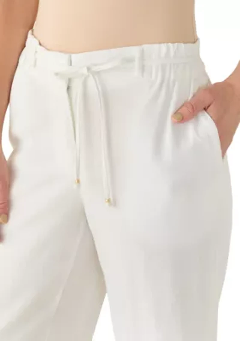 Women's Wide Leg Cropped Pants