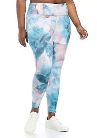Plus Allover Print Performance Leggings