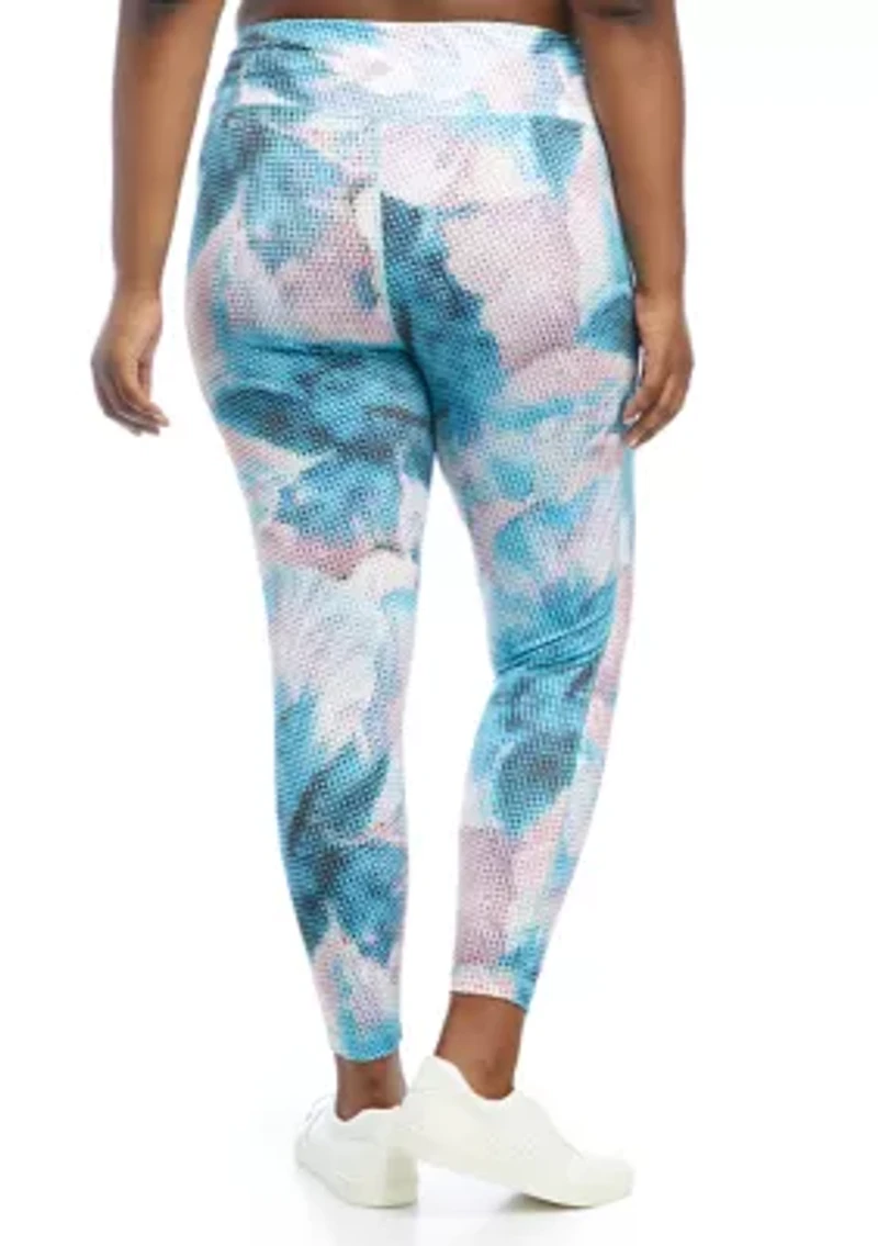 Plus Allover Print Performance Leggings