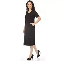 Women's Crew Neck T-Shirt Dress