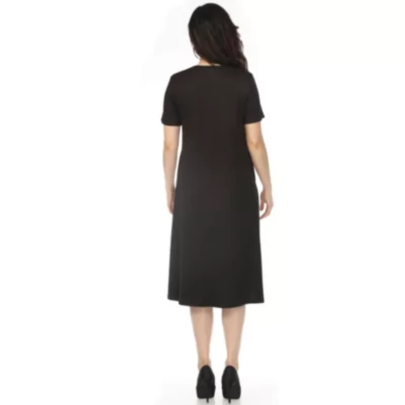 Women's Crew Neck T-Shirt Dress