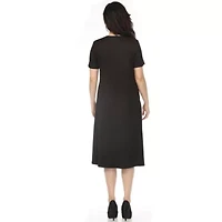 Women's Crew Neck T-Shirt Dress