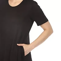Women's Crew Neck T-Shirt Dress