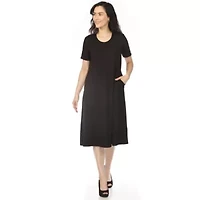 Women's Crew Neck T-Shirt Dress