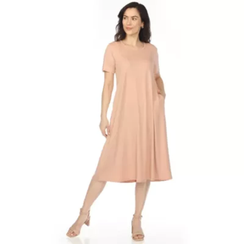 Women's Crew Neck T-Shirt Dress