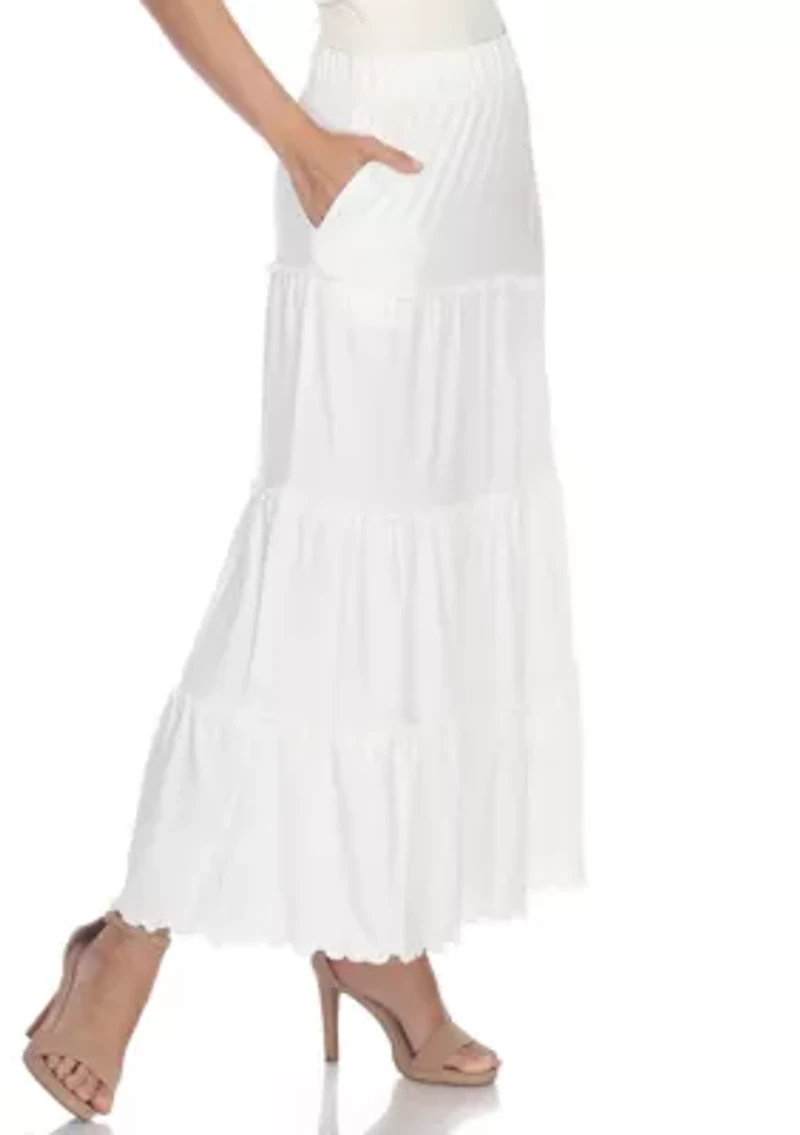Tiered Maxi Skirt