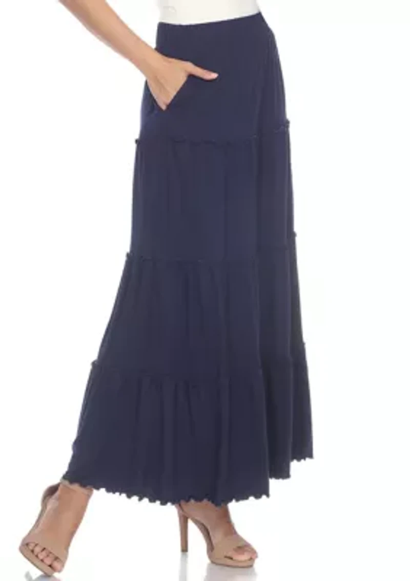 Tiered Maxi Skirt