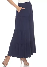 Tiered Maxi Skirt