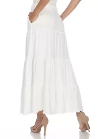 Tiered Maxi Skirt