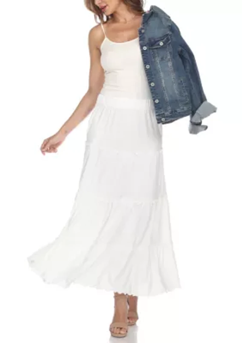 Tiered Maxi Skirt