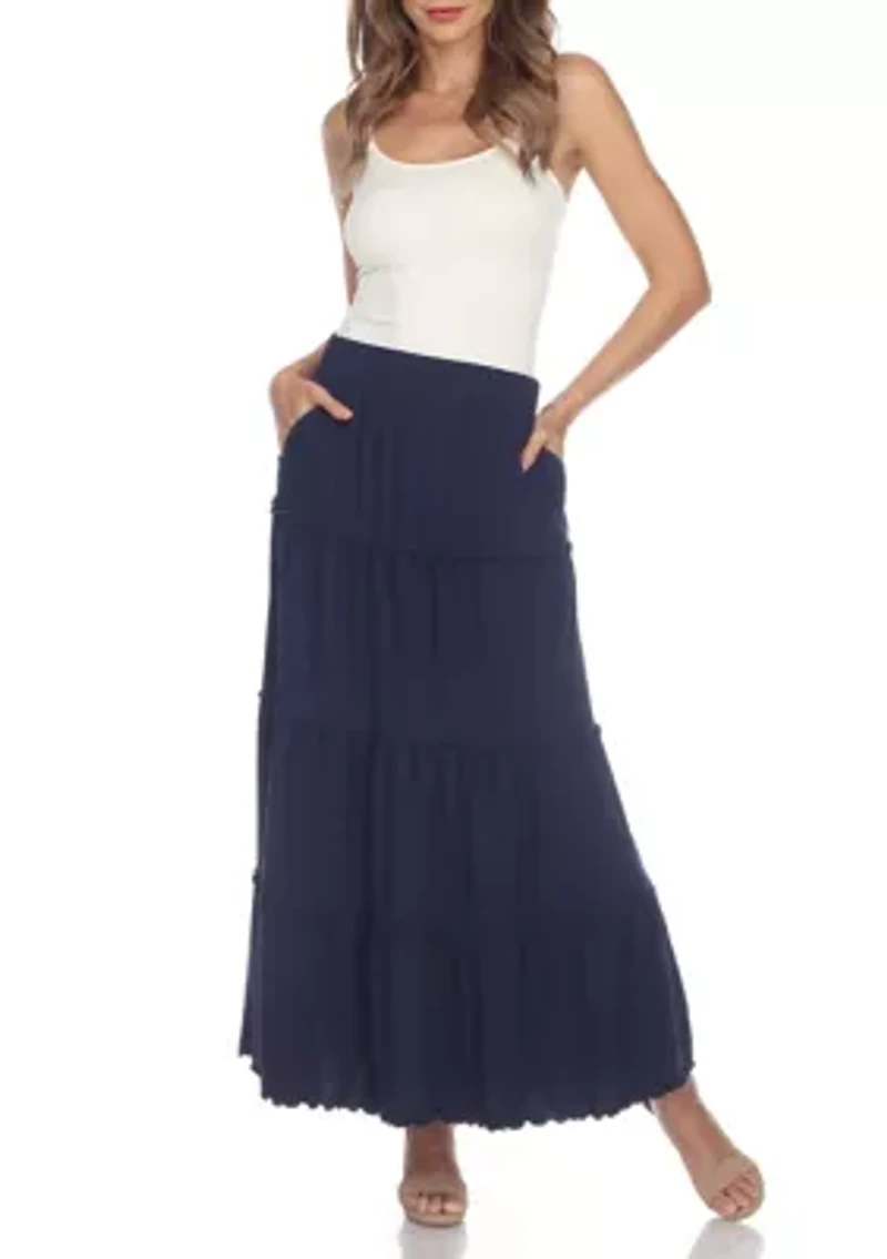 Tiered Maxi Skirt