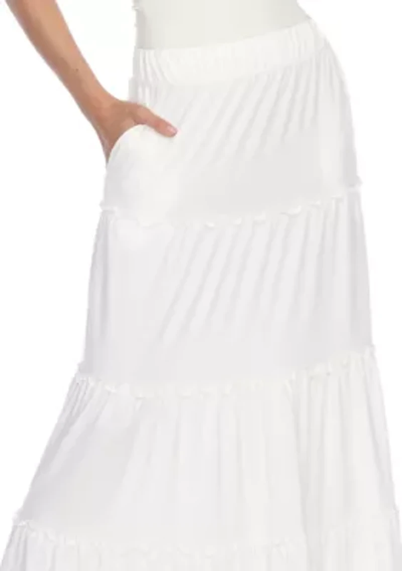 Tiered Maxi Skirt
