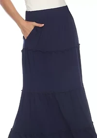 Tiered Maxi Skirt
