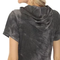 Women’s Short Sleeve Hoodie Sweatshirt Dress