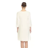 Maternity CrissCross Neckline Swing Dress