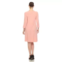 Maternity CrissCross Neckline Swing Dress