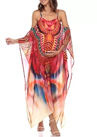 Maternity Sheer Maxi Caftan