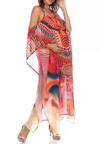 Maternity Sheer Maxi Caftan