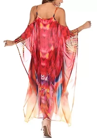 Maternity Sheer Maxi Caftan