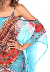 Maternity Plus Sheer Maxi Caftan