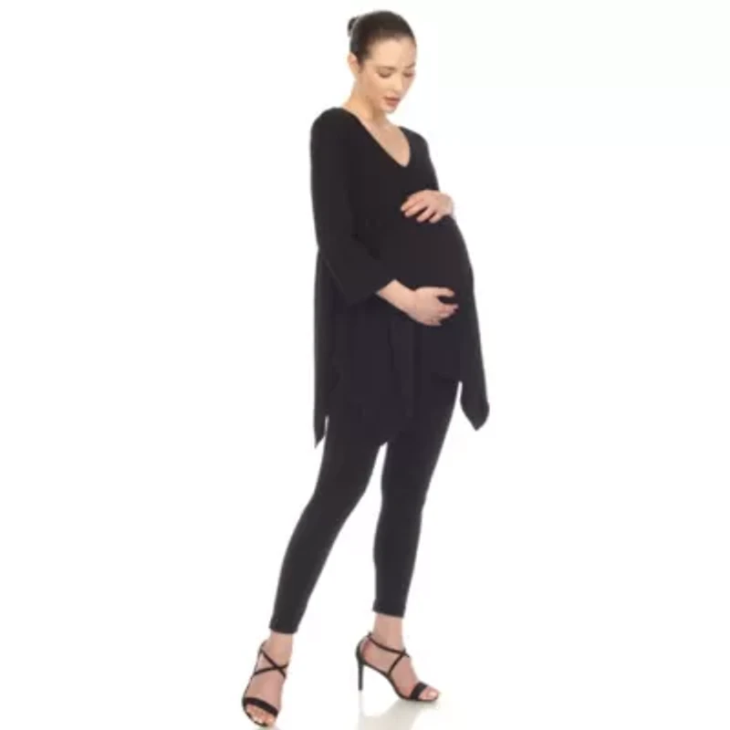 Maternity Empire Cut V-Neck Tunic Top